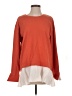 Eri + Ali 100% Cotton Orange Long Sleeve Top Size S - photo 1