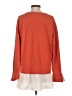 Eri + Ali 100% Cotton Orange Long Sleeve Top Size S - photo 2