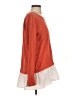 Eri + Ali 100% Cotton Orange Long Sleeve Top Size S - photo 4