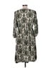 BLOOMCHIC 100% Rayon Paisley Floral Green Casual Dress Size 10 - photo 2