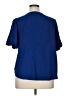 Beacon 100% Rayon Blue Short Sleeve Blouse Size 1X - photo 2