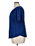 Beacon 100% Rayon Blue Short Sleeve Blouse Size 1X - photo 5