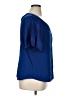 Beacon 100% Rayon Blue Short Sleeve Blouse Size 1X - photo 4