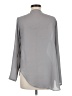Unbranded 100% Polyester Gray Long Sleeve Blouse Size M - photo 2