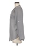 Unbranded 100% Polyester Gray Long Sleeve Blouse Size M - photo 5