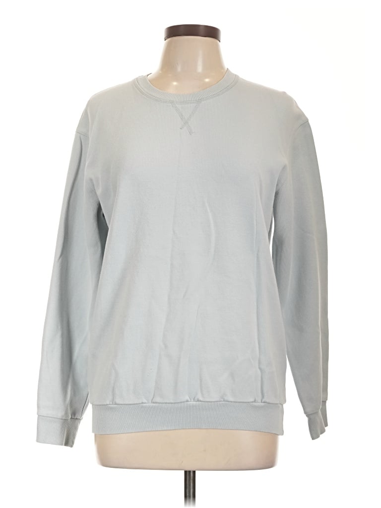 Pre-owned Zara Sweatshirt In Blue