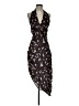 Heartloom 100% Polyester Floral Brown Cocktail Dress Size S - photo 1
