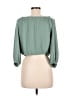Lush Green 3/4 Sleeve Blouse Size M - photo 2