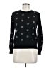 Sessun 100% Polyester Hearts Black Pullover Sweater Size M - photo 1