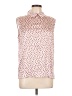 Roberta Freymann Floral Pink Sleeveless Silk Top Size L - photo 1