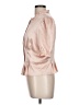 ASOS 100% Polyester Pink Short Sleeve Blouse Size 12 - photo 5