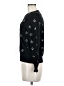 Sessun 100% Polyester Hearts Black Pullover Sweater Size M - photo 5