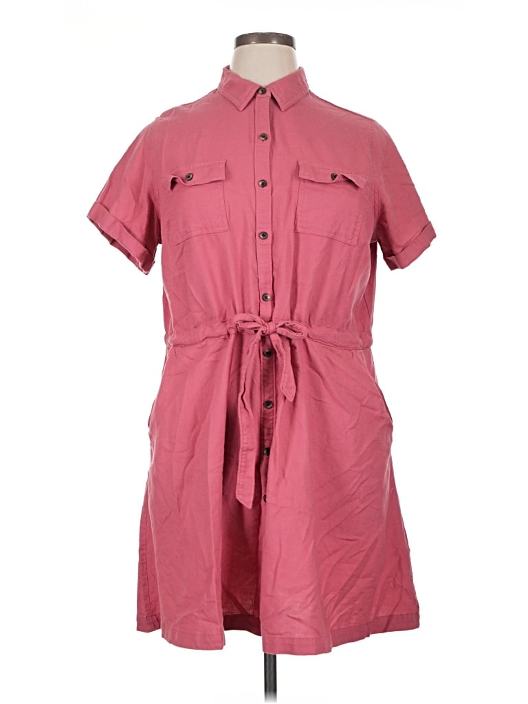 Pre-owned Croft & Barrow Casual Dress In Pink