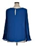 Soulmates 100% Polyester Blue Long Sleeve Blouse Size 1X - photo 2
