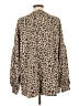 GiGio Animal Print Tan Pullover Sweater Size L - photo 2