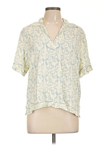 Sandro Short Sleeve Blouse (view 1)