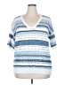 Unbranded Blue Short Sleeve Top Size 2X - photo 1