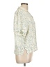 Sandro 100% Viscose Ivory Short Sleeve Blouse Size Lg (3) - photo 4