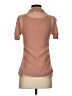 Max Azria Brown Pink Short Sleeve Polo Size XS - photo 2