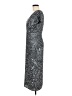 Mac Duggal 100% Polyester Tweed Silver Cocktail Dress Size 6 - photo 5
