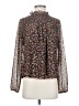 Assorted Brands Brown Long Sleeve Blouse Size S - photo 1