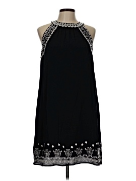 thml black embroidered dress Black Rhyme Embroidered Tulle Strapless Evening Dress