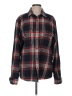Woolrich 100% Cotton Plaid Black Long Sleeve Button-Down Shirt Size M - photo 1