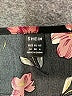 Shein 100% Polyester Floral Black Casual Dress Size 6 - photo 7