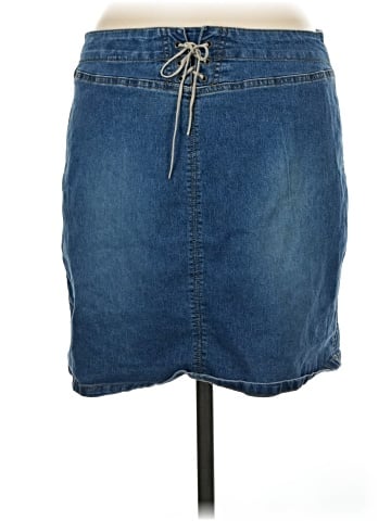 No Boundaries Denim Skirt (view 2)