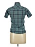 Assorted Brands Plaid Green Short Sleeve Blouse Size 10 - photo 2