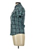 Assorted Brands Plaid Green Short Sleeve Blouse Size 10 - photo 5