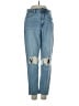 American Eagle Outfitters Color Block Blue Jeans Size 0 s - photo 1