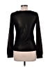 Personal Identity Metallic Black Long Sleeve Top Size L - photo 2