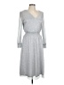 MSK Gray Casual Dress Size L (petite) - photo 1