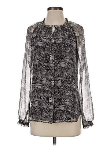 J.Crew Collection Long Sleeve Silk Top (view 1)