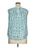 Worthington Teal Sleeveless Blouse Size XL (petite) - photo 2