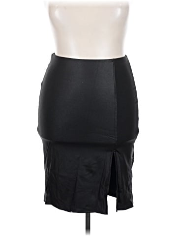 Popilush Faux Leather Skirt (view 1)