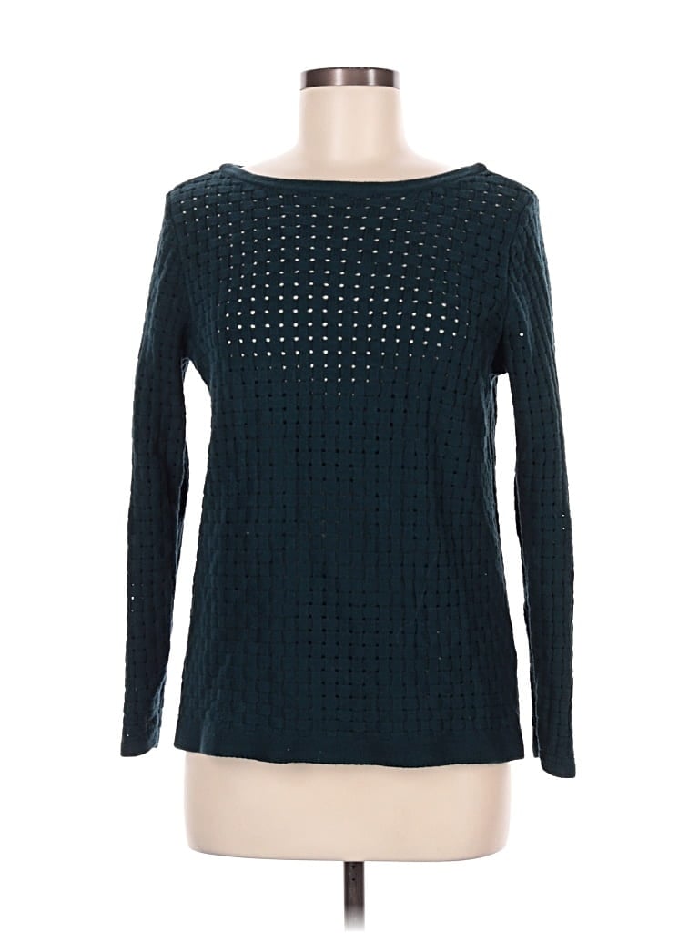 Pre-owned Jjill Pullover Sweater In Teal