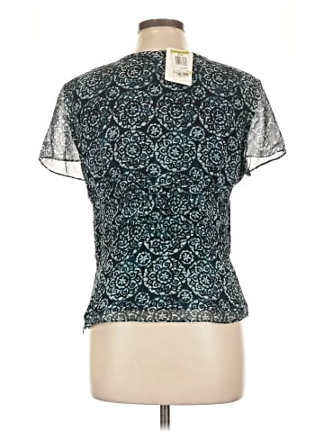 INC International Concepts Short Sleeve Silk Top (view 2)