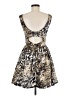 StyleStalker 100% Polyester Animal Print Gold Cocktail Dress Size L - photo 2