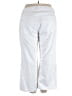 Ecru White Casual Pants Size 22 - photo 2