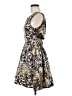 StyleStalker 100% Polyester Animal Print Gold Cocktail Dress Size L - photo 5