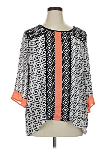 Umgee 3/4 Sleeve Blouse (view 1)