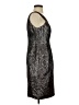 Evan Picone Metallic Silver Cocktail Dress Size 4 - photo 4