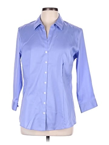 Eddie Bauer 3/4 Sleeve Button-Down Shirt (view 1)