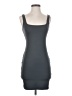 Express Solid Gray Casual Dress Size XS - photo 1