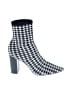 Charles by Charles David Houndstooth Gray Black Ankle Boots Size 10 - photo 1