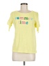 Talbots 100% Cotton Yellow Short Sleeve Top Size M - photo 1