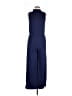 Unbranded 100% Polyester Solid Blue Jumpsuit Size L - photo 1