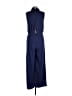 Unbranded 100% Polyester Solid Blue Jumpsuit Size L - photo 2